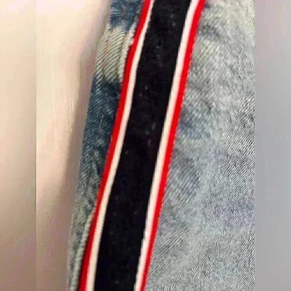 Zara Jean Skirt with Side Stripes Size XS - Picture 2 of 7